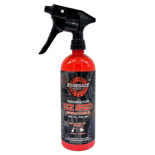 Renegade EZ Red Sprayable Metal Polish 24 Oz