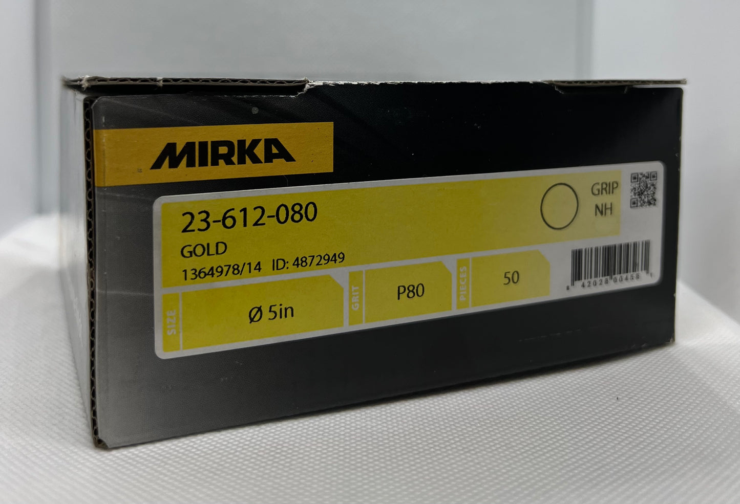 23-612-080 Goild Mirka Sandpaper 5" Discs 80 Grit