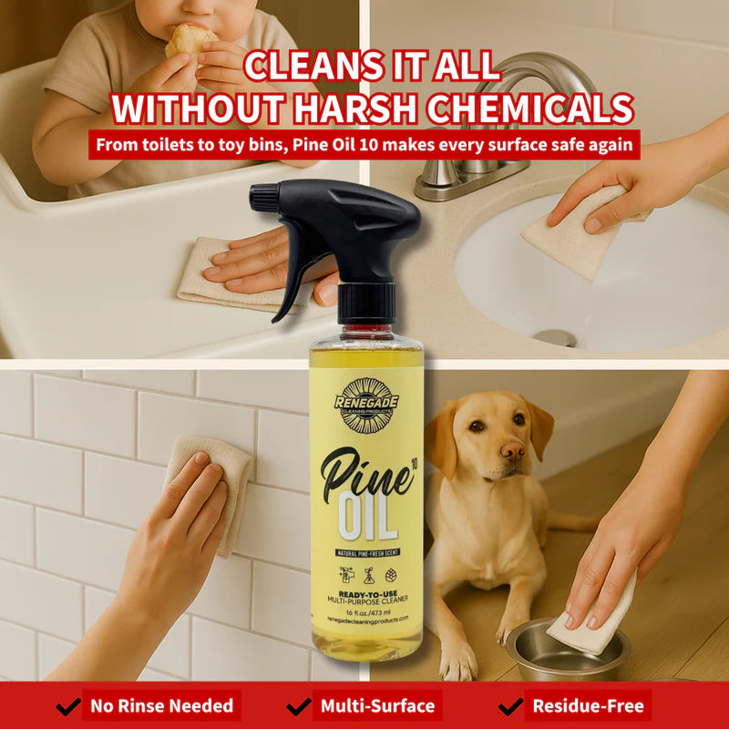 Pine Oil 10 Cleaner – 10% Pure Pine Oil, Ready To Use, Plant‑Powered Disinfectant