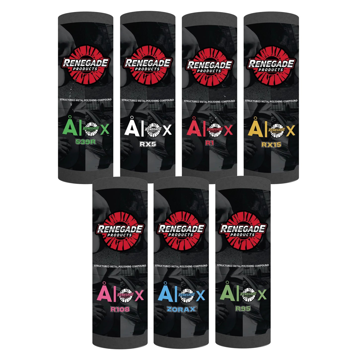 AlOx Structured Polishing Compounds