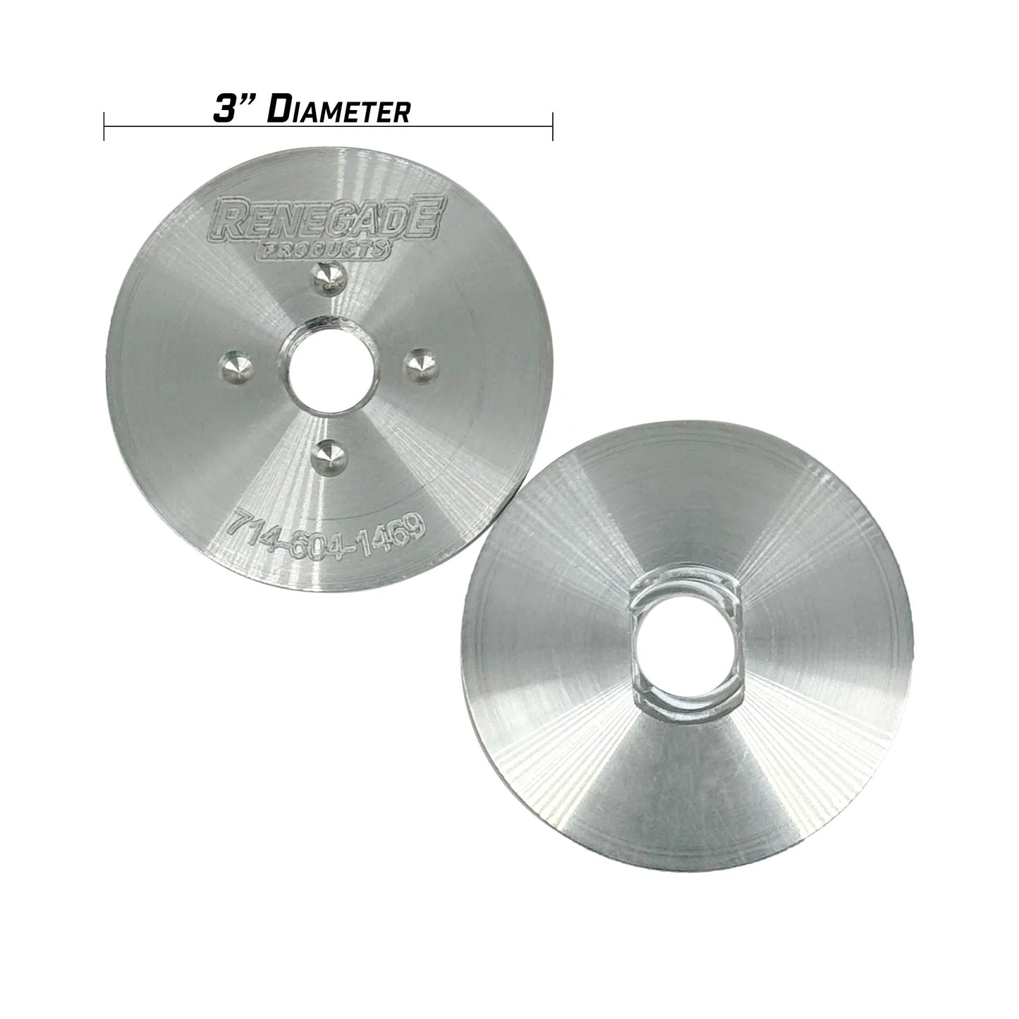 3" MINI Insertable Safety Flanges for 6" Mini Buffing Wheels